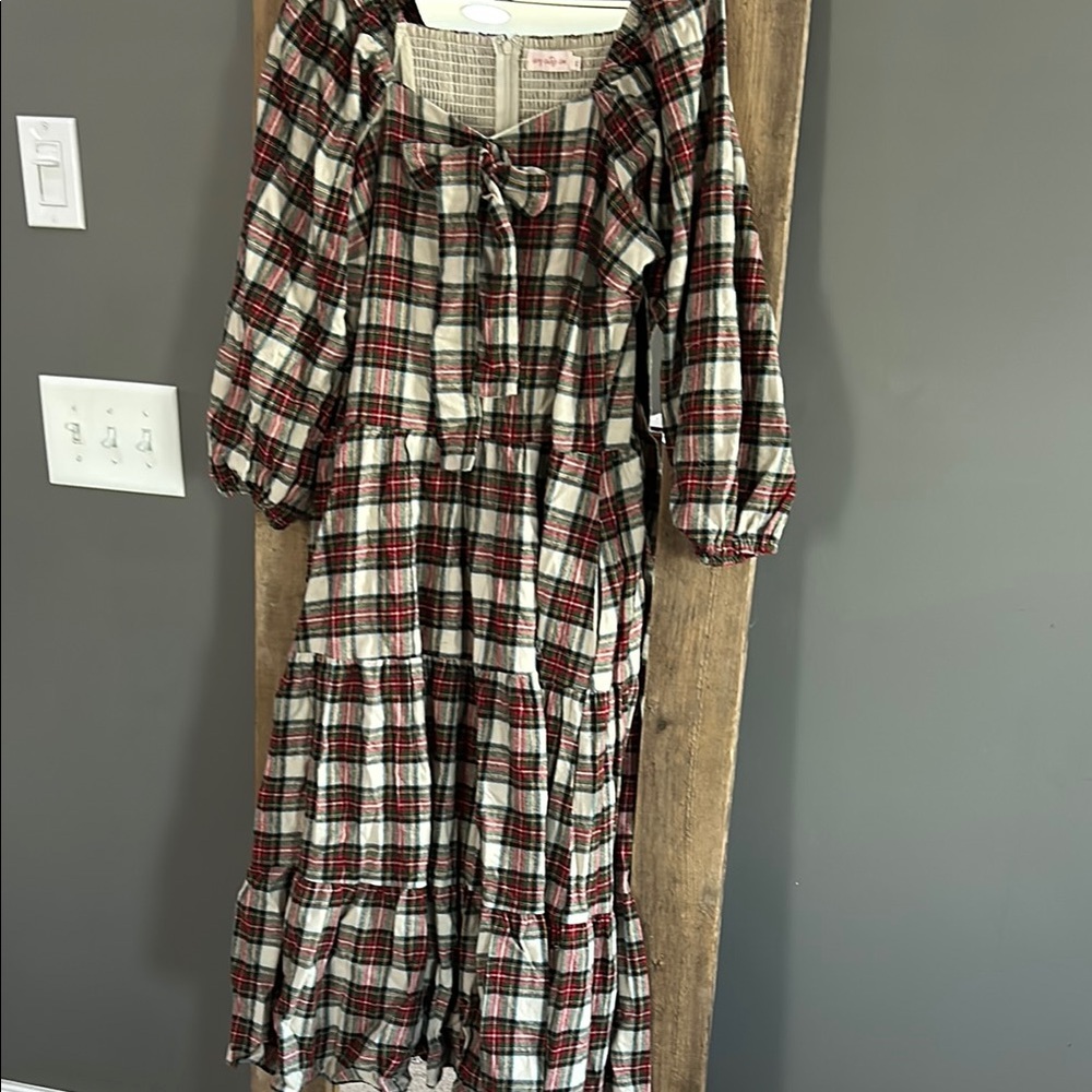 Ivy City Co. Multicolor Plaid Dress
